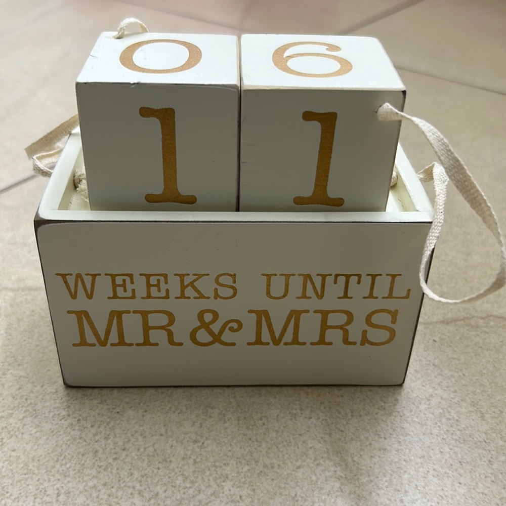 Wedding Countdown Blocks